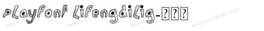 PlayFont LifengDiliG字体转换